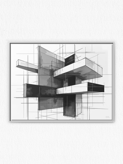 Intersections of Eternity - Framed Canvas Prints - artisCHt