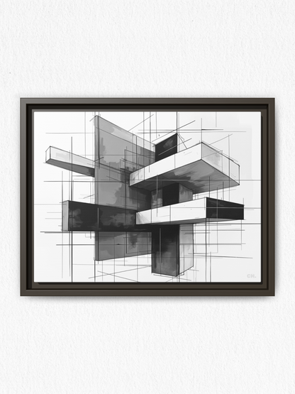 Intersections of Eternity - Framed Canvas Prints - artisCHt