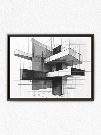 Intersections of Eternity - Framed Canvas Prints - artisCHt