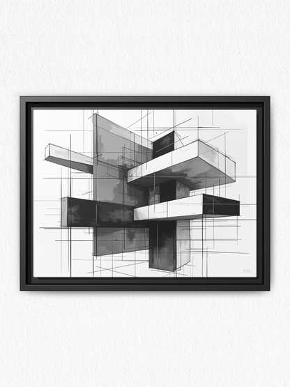 Intersections of Eternity - Framed Canvas Prints - artisCHt