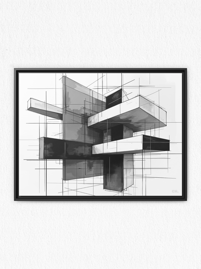 Intersections of Eternity - Framed Canvas Prints - artisCHt