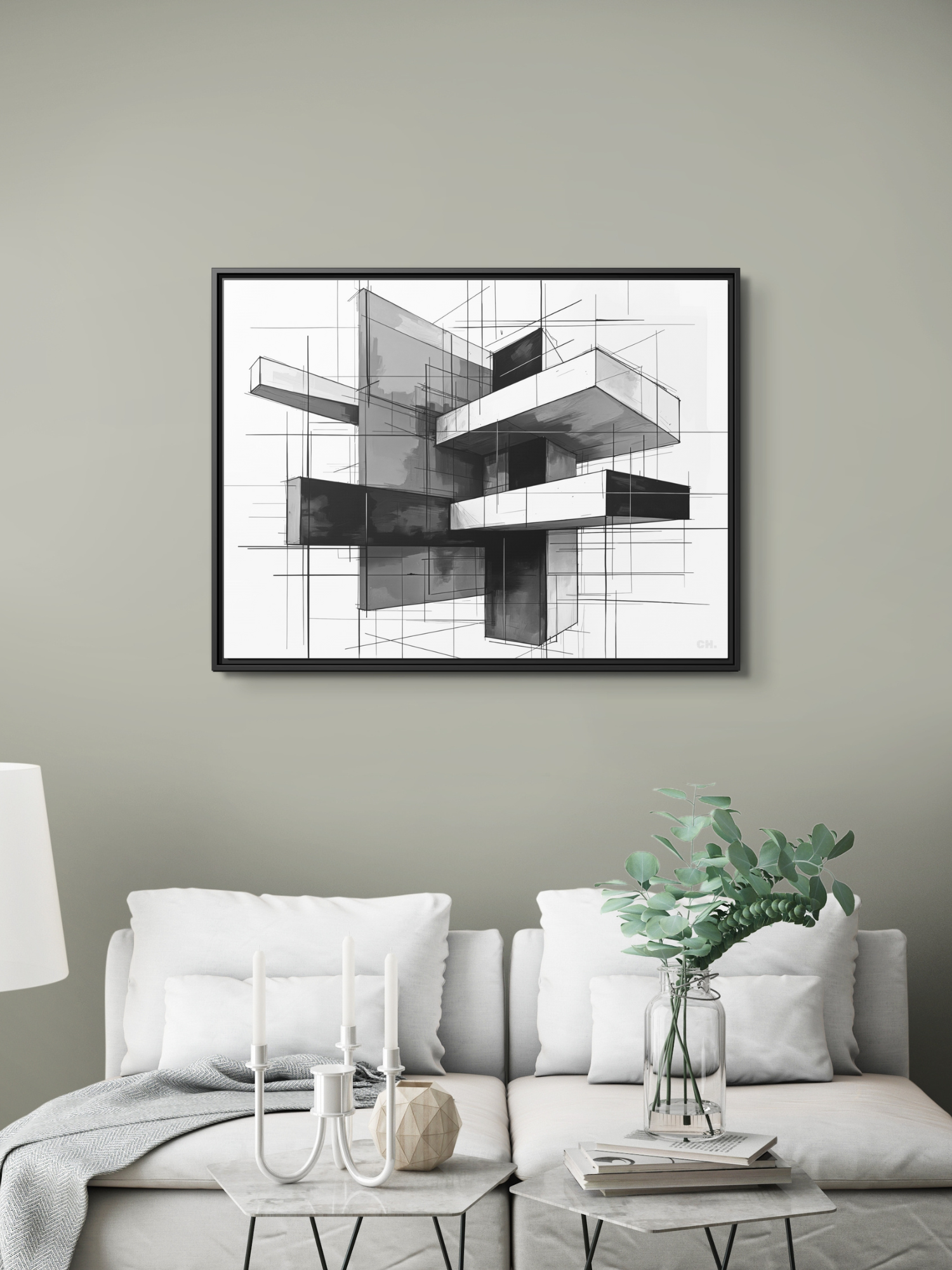 Intersections of Eternity - Framed Canvas Prints - artisCHt