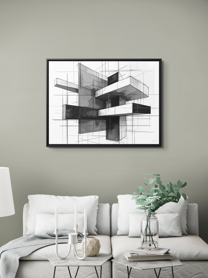 Intersections of Eternity - Framed Canvas Prints - artisCHt