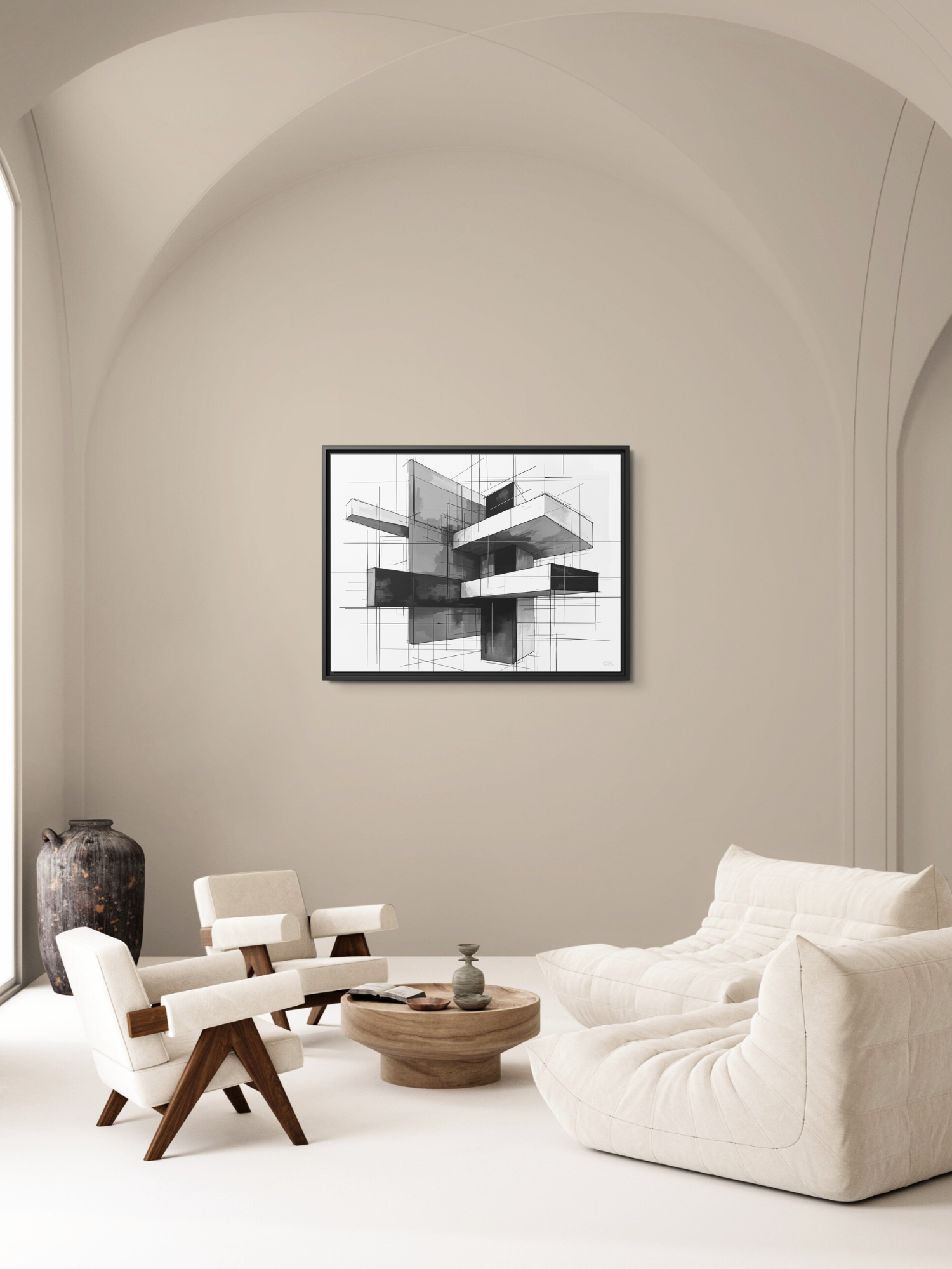 Intersections of Eternity - Framed Canvas Prints - artisCHt