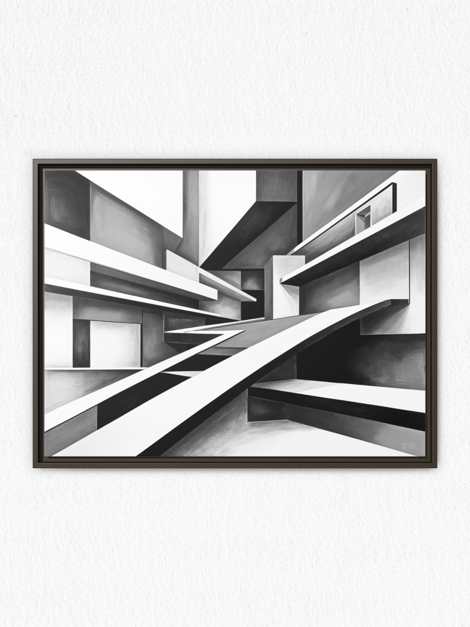 Layers of Passage - Framed Canvas Prints - artisCHt