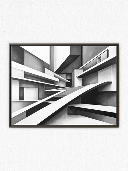 Layers of Passage - Framed Canvas Prints - artisCHt