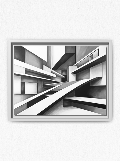 Layers of Passage - Framed Canvas Prints - artisCHt