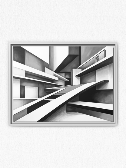 Layers of Passage - Framed Canvas Prints - artisCHt