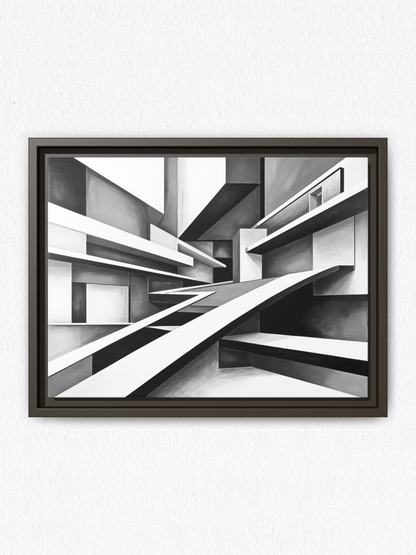 Layers of Passage - Framed Canvas Prints - artisCHt
