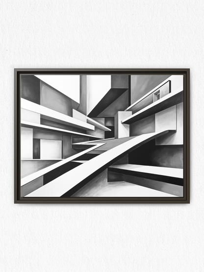 Layers of Passage - Framed Canvas Prints - artisCHt