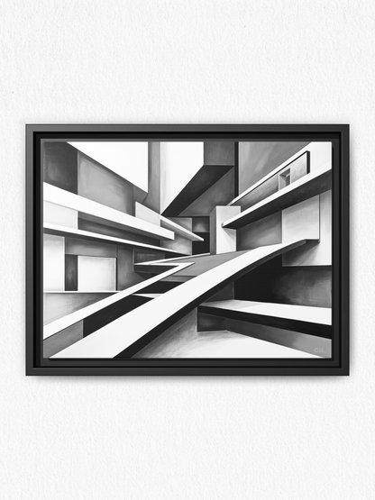 Layers of Passage - Framed Canvas Prints - artisCHt