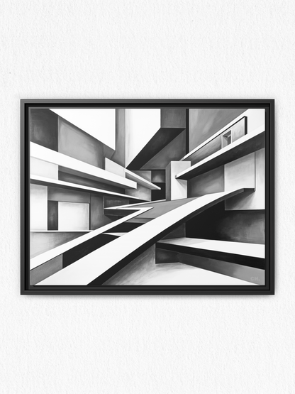 Layers of Passage - Framed Canvas Prints - artisCHt