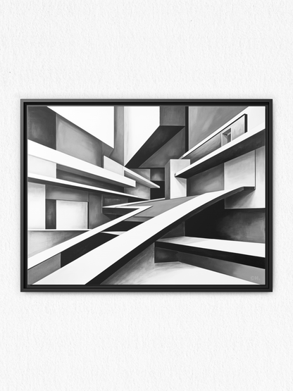 Layers of Passage - Framed Canvas Prints - artisCHt