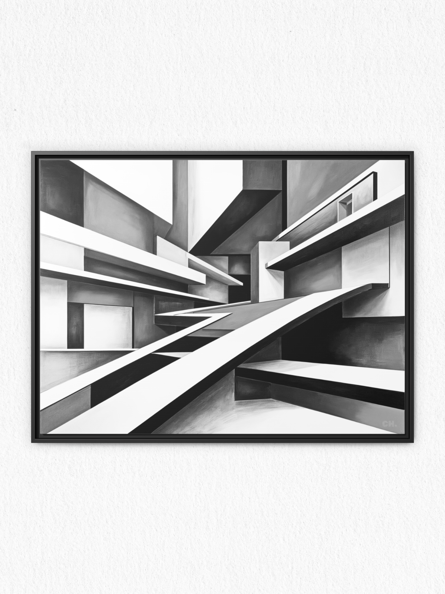 Layers of Passage - Framed Canvas Prints - artisCHt