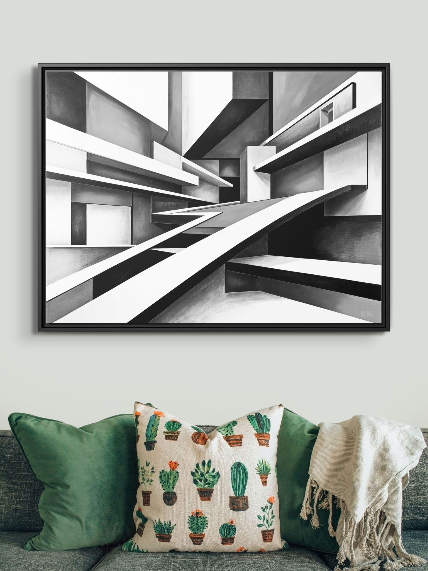 Layers of Passage - Framed Canvas Prints - artisCHt