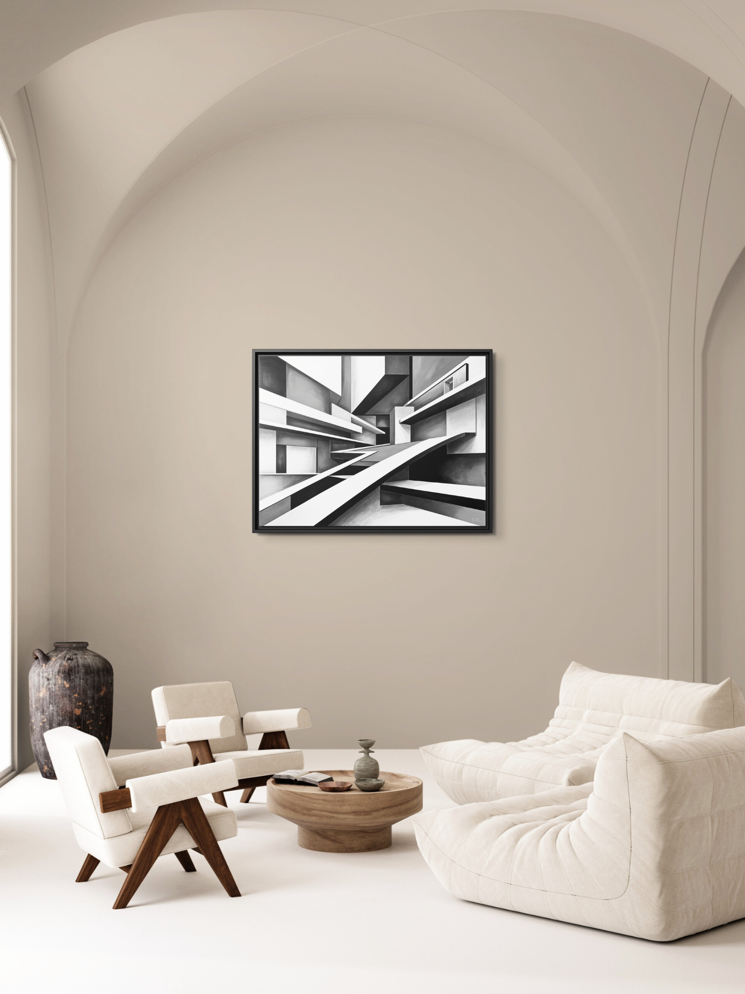 Layers of Passage - Framed Canvas Prints - artisCHt