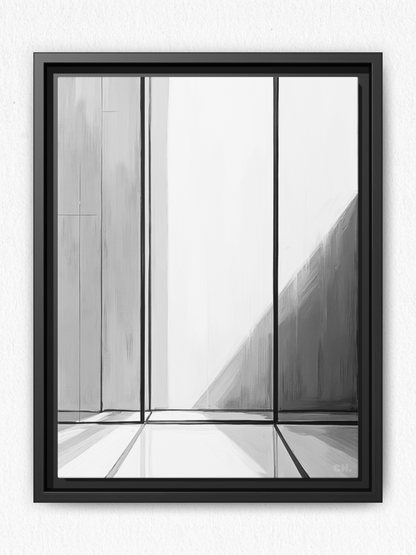 Light’s Divide - Framed Canvas Prints - artisCHt