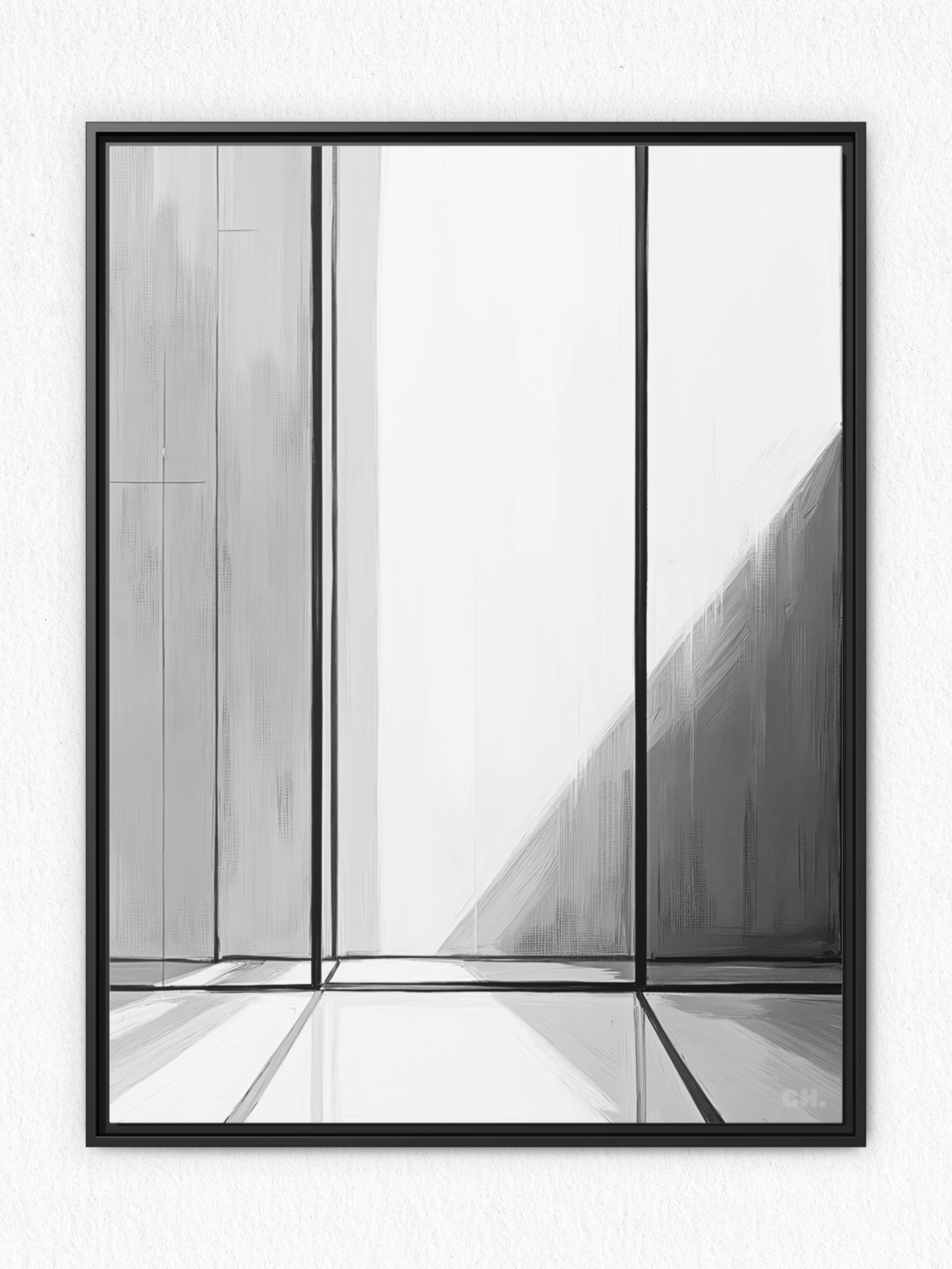 Light’s Divide - Framed Canvas Prints - artisCHt