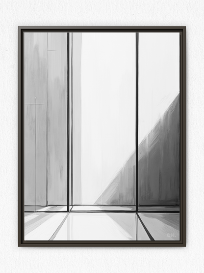 Light’s Divide - Framed Canvas Prints - artisCHt