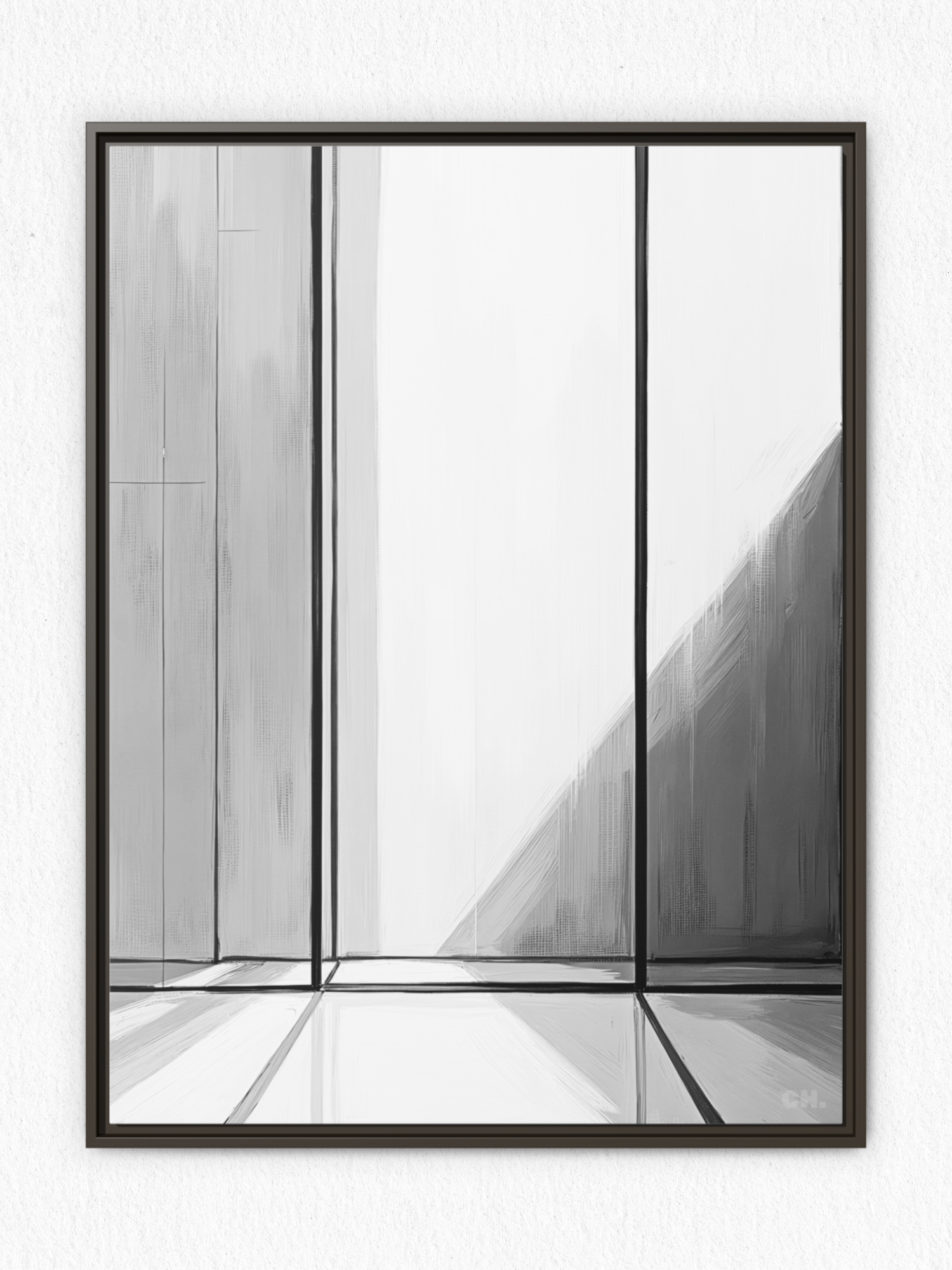 Light’s Divide - Framed Canvas Prints - artisCHt