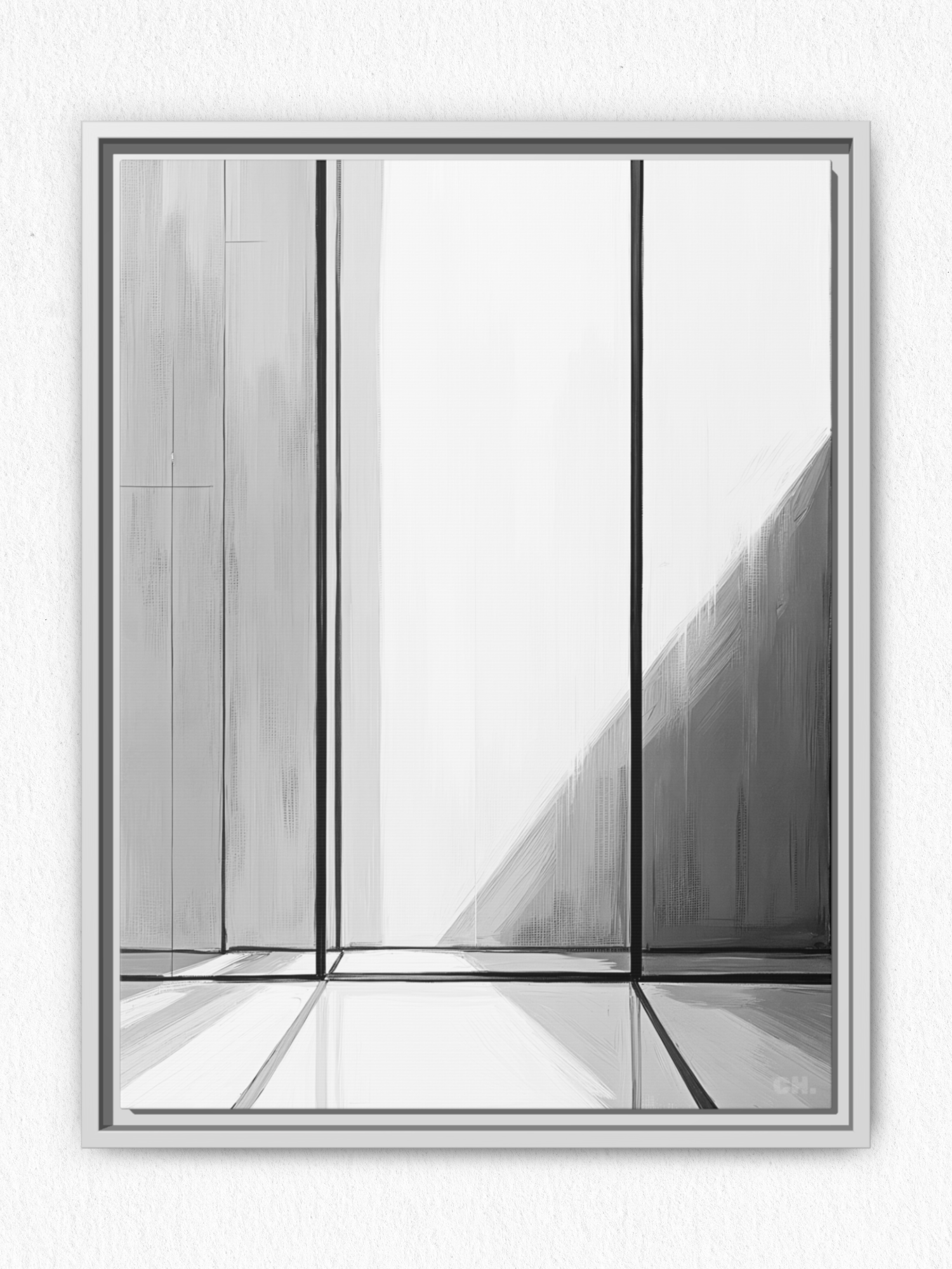 Light’s Divide - Framed Canvas Prints - artisCHt