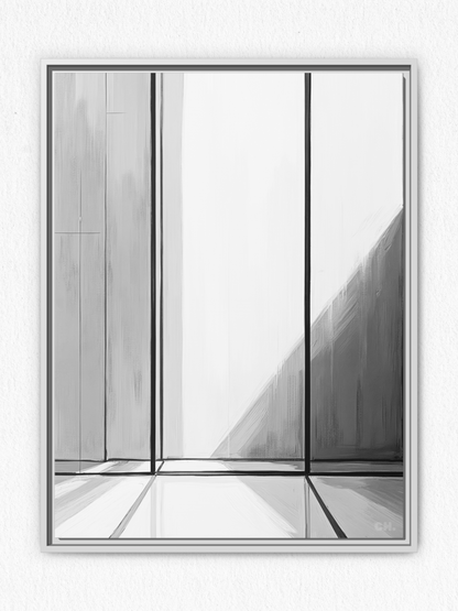 Light’s Divide - Framed Canvas Prints - artisCHt