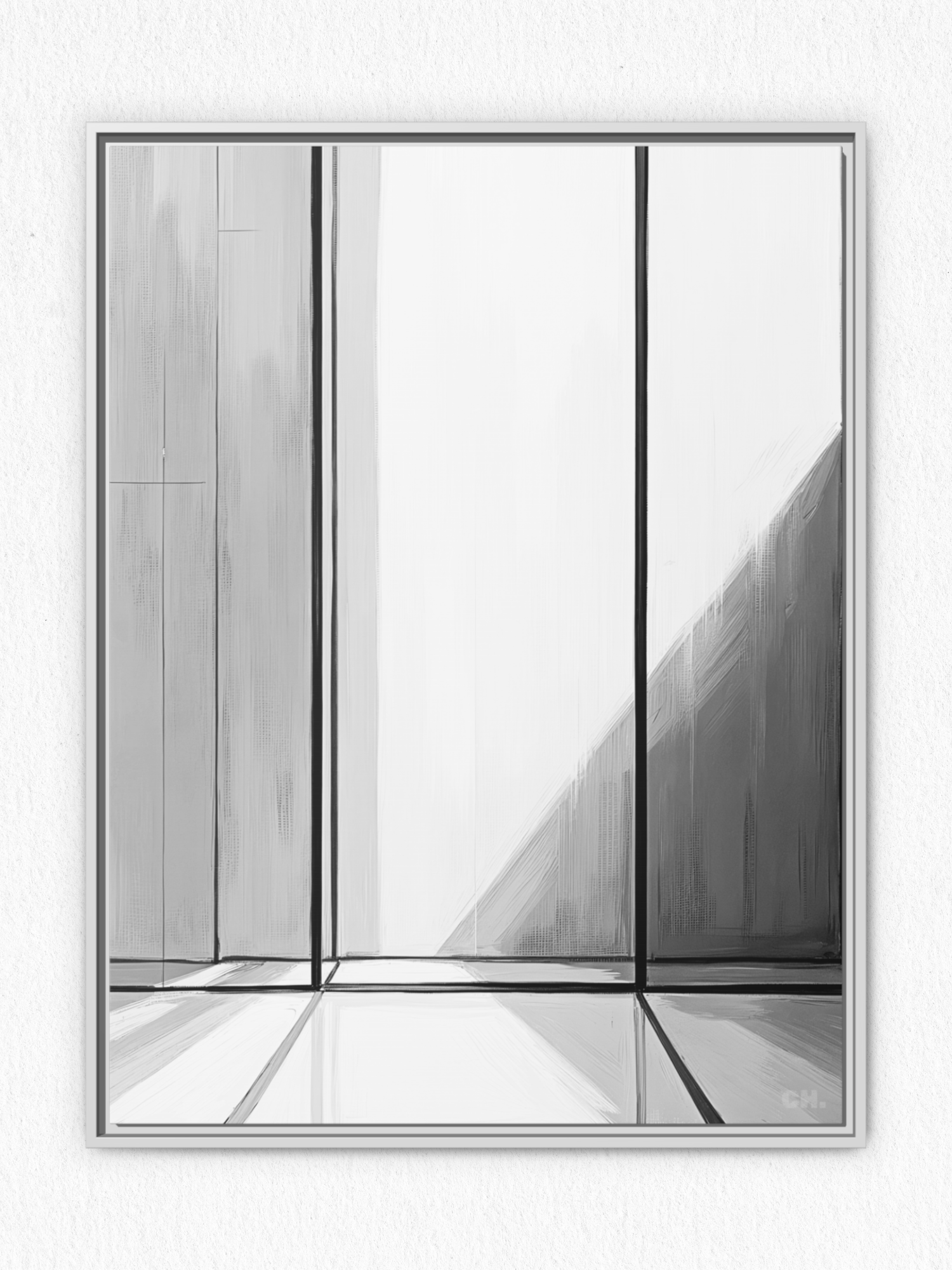 Light’s Divide - Framed Canvas Prints - artisCHt