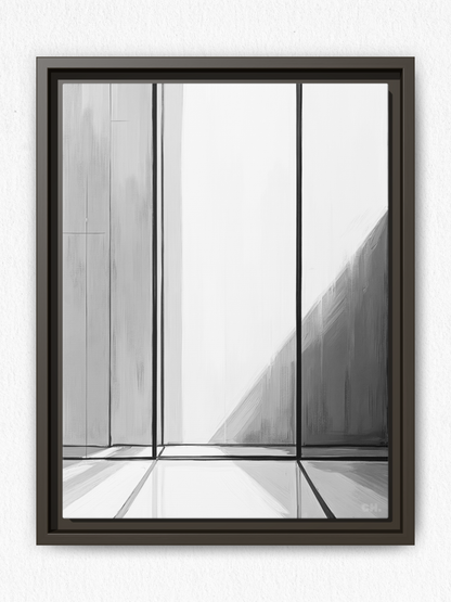 Light’s Divide - Framed Canvas Prints - artisCHt