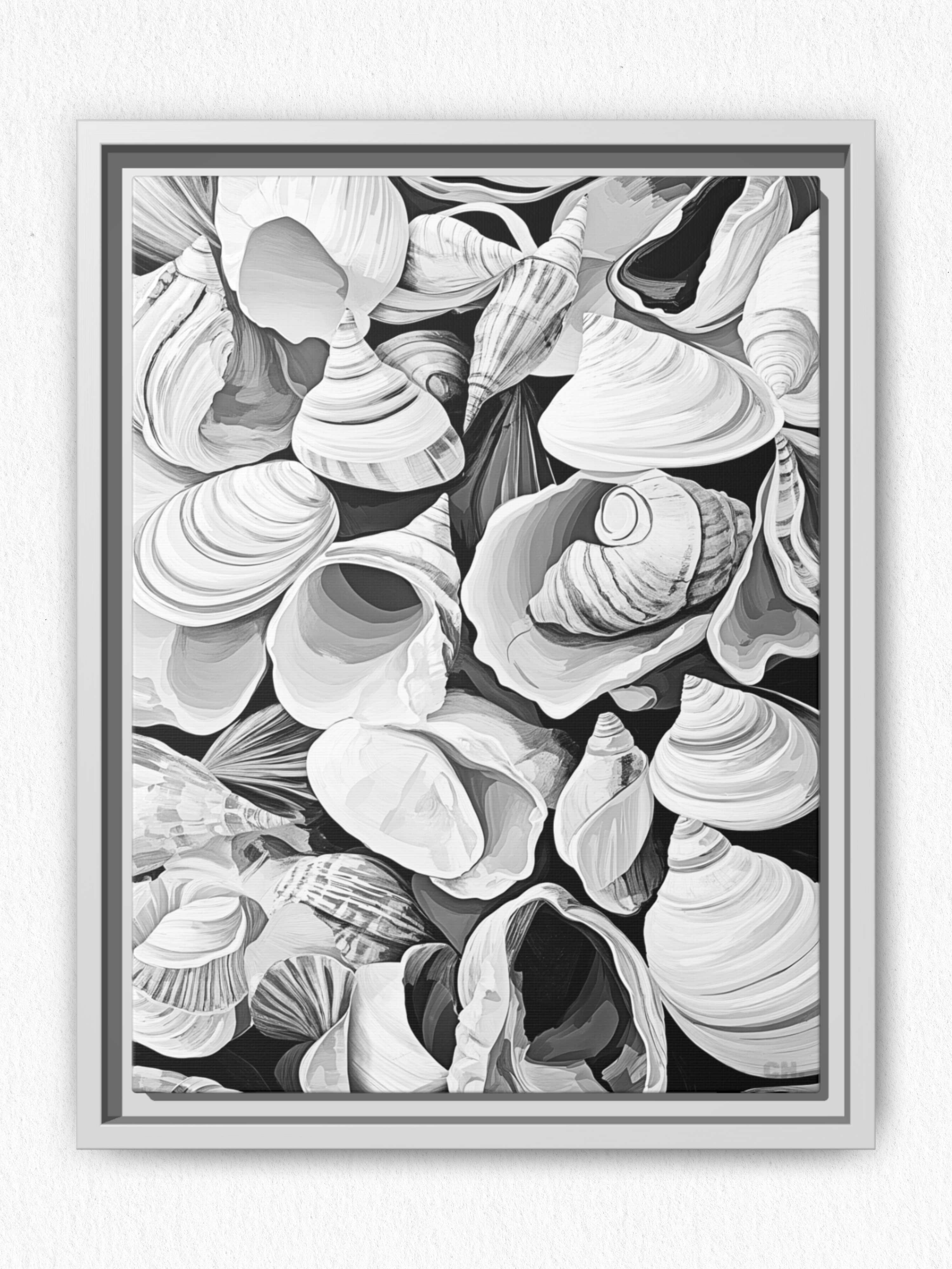 Ocean's Relics - Framed Canvas Prints - artisCHt