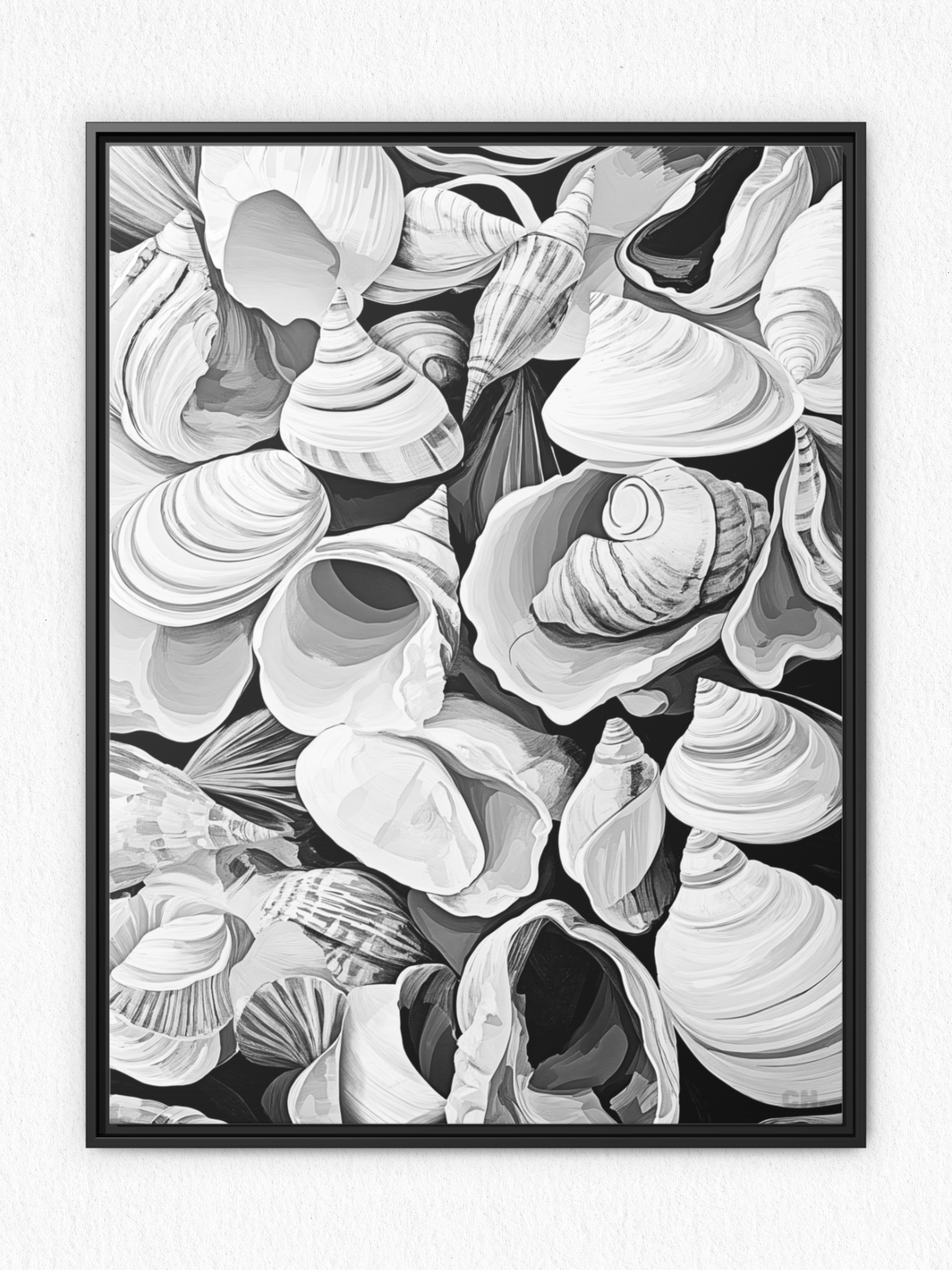 Ocean's Relics - Framed Canvas Prints - artisCHt