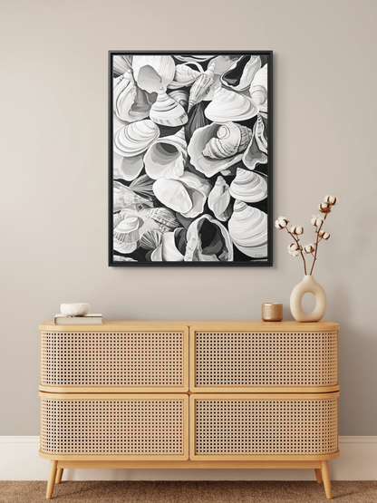 Ocean's Relics - Framed Canvas Prints - artisCHt