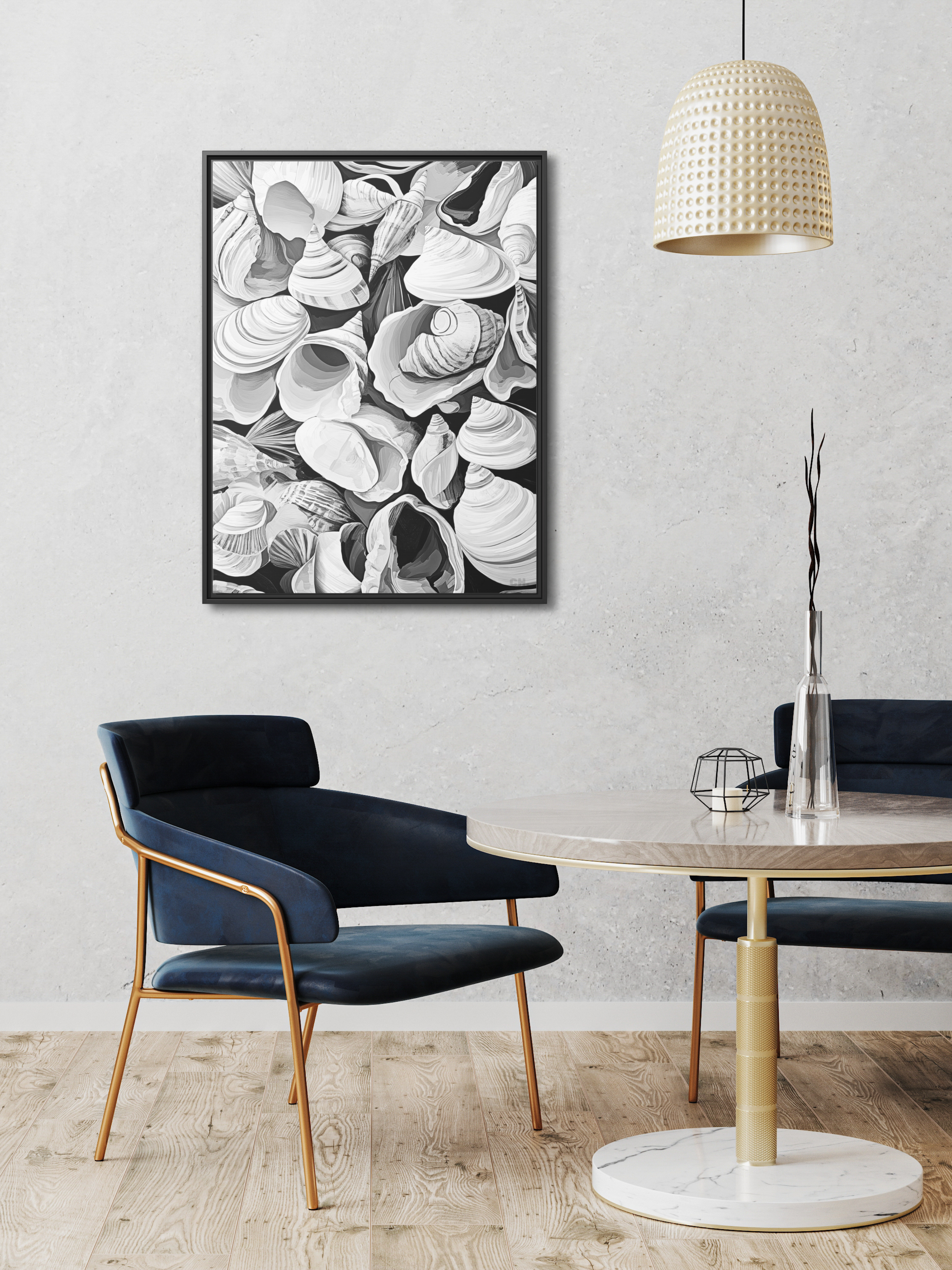 Ocean's Relics - Framed Canvas Prints - artisCHt