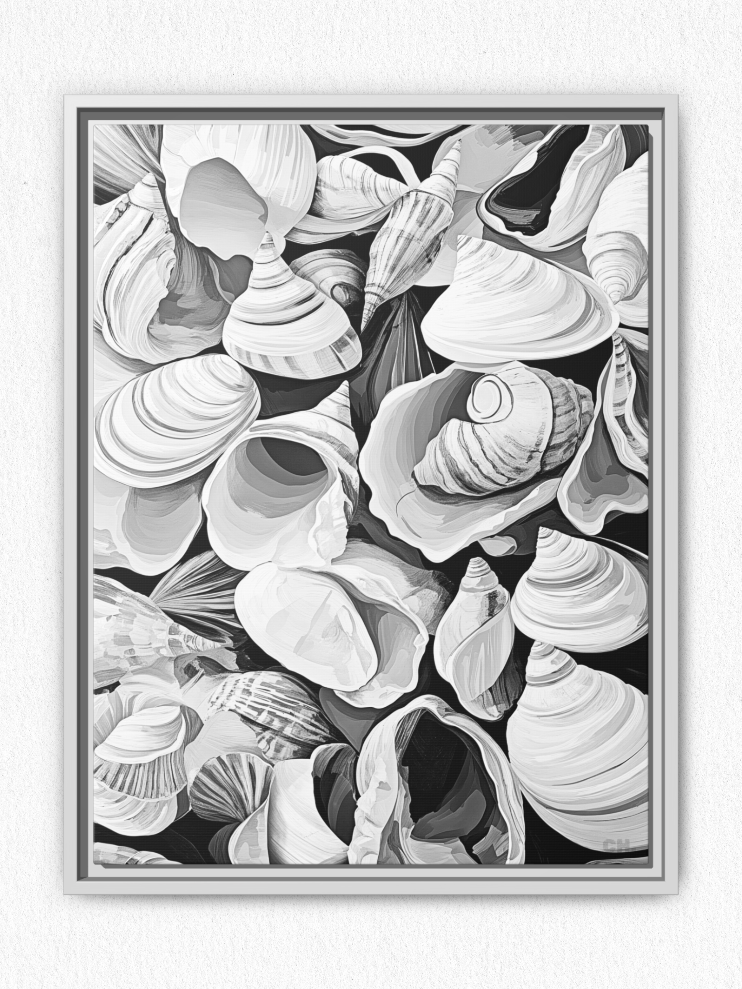 Ocean's Relics - Framed Canvas Prints - artisCHt