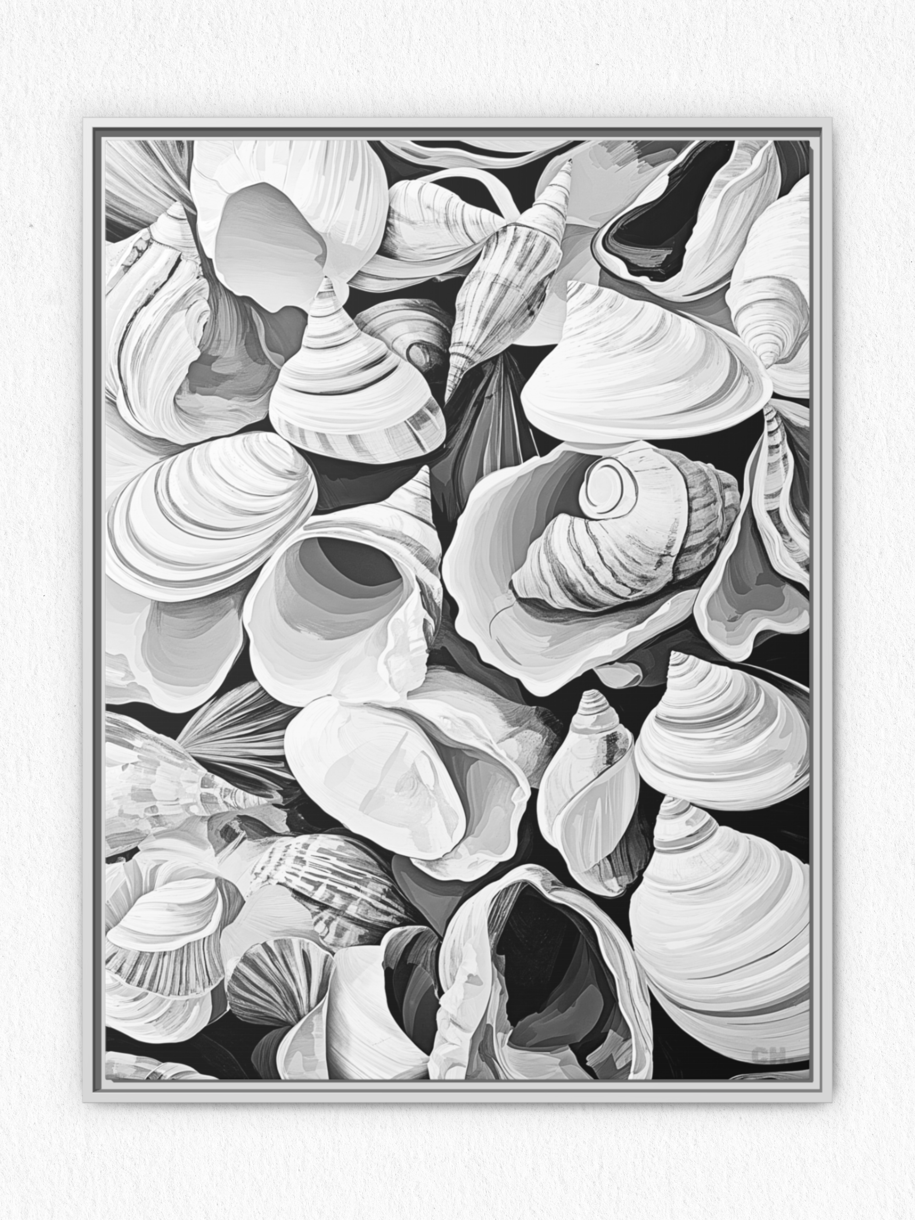 Ocean's Relics - Framed Canvas Prints - artisCHt