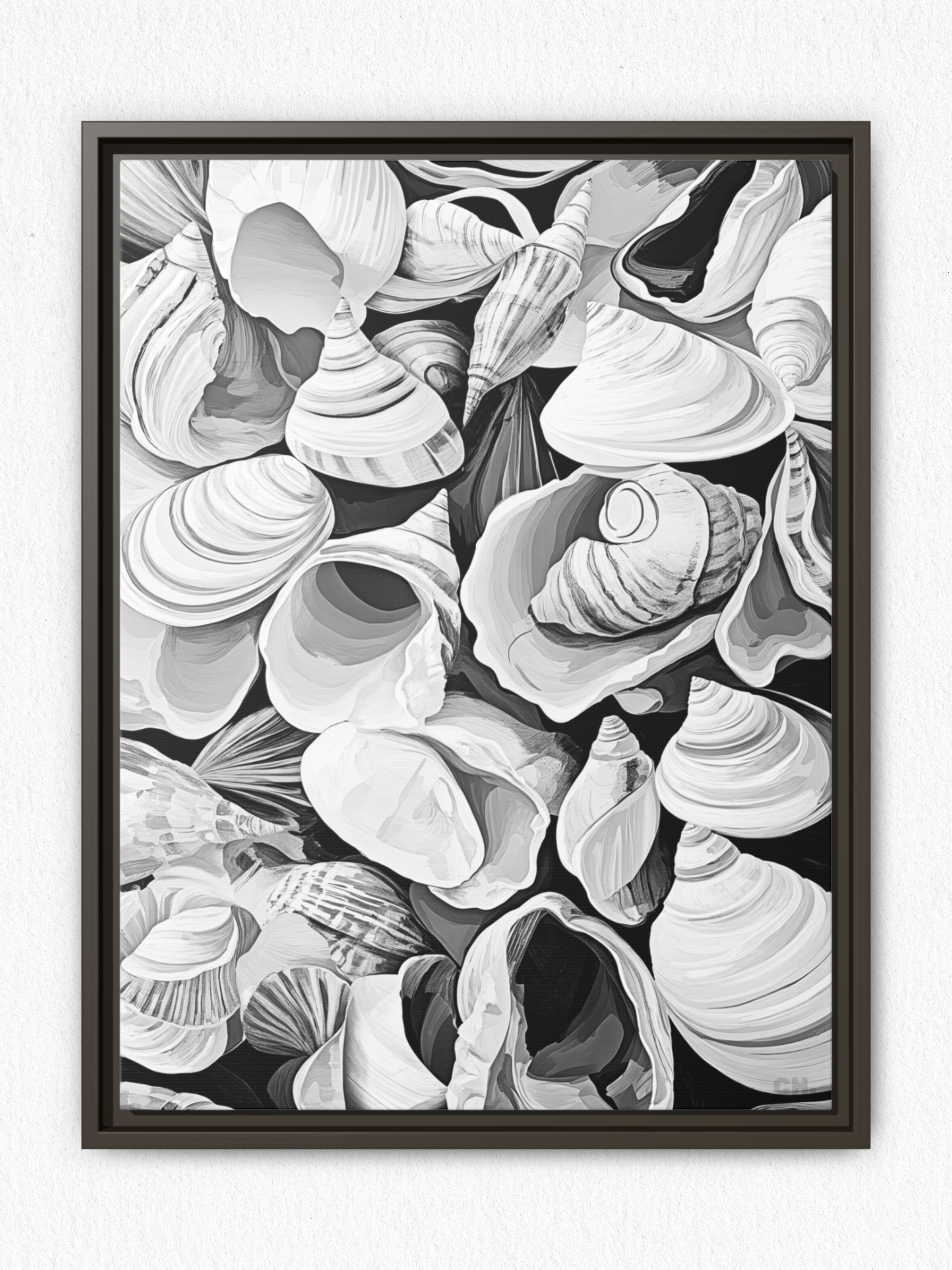 Ocean's Relics - Framed Canvas Prints - artisCHt