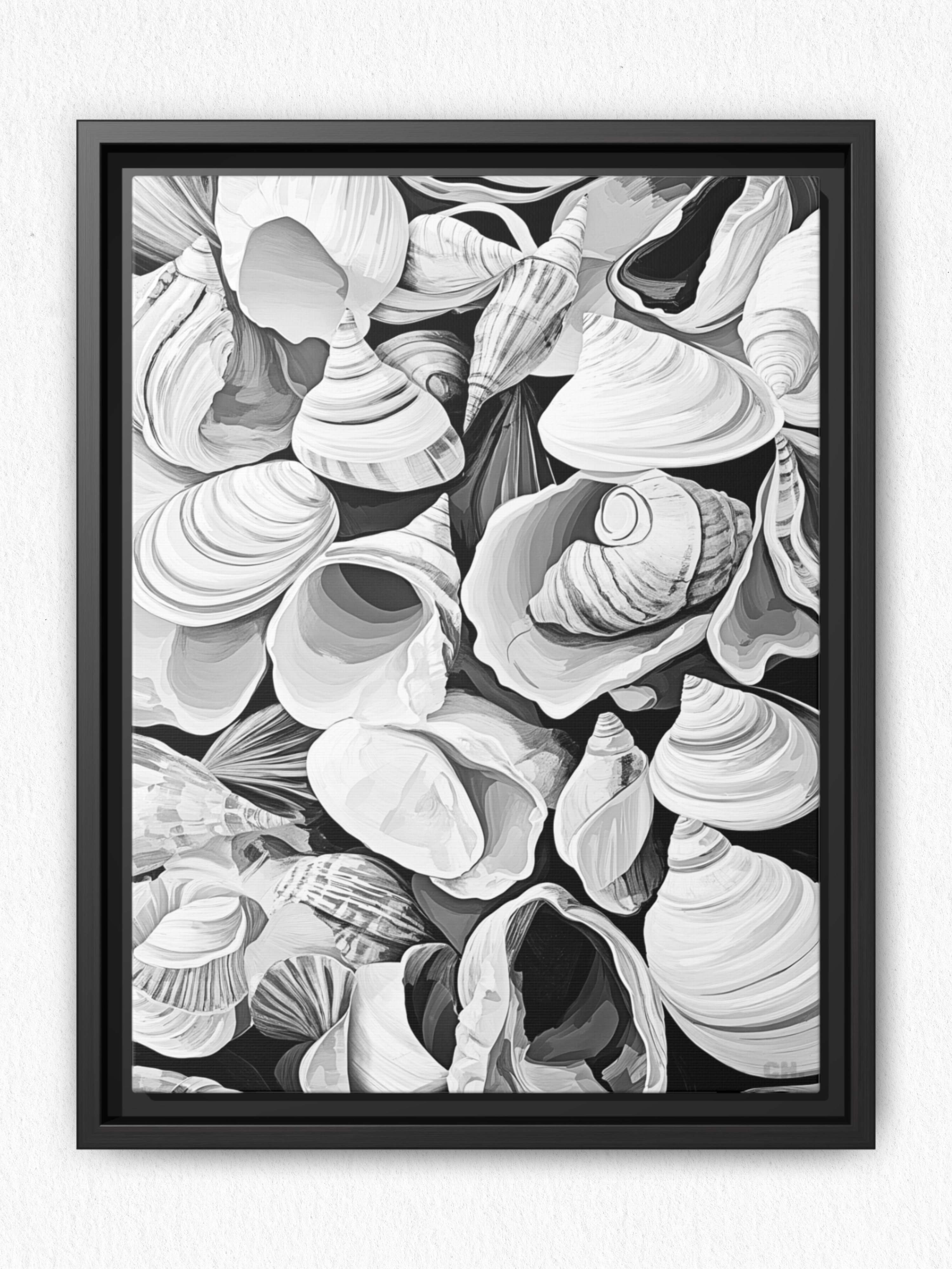 Ocean's Relics - Framed Canvas Prints - artisCHt