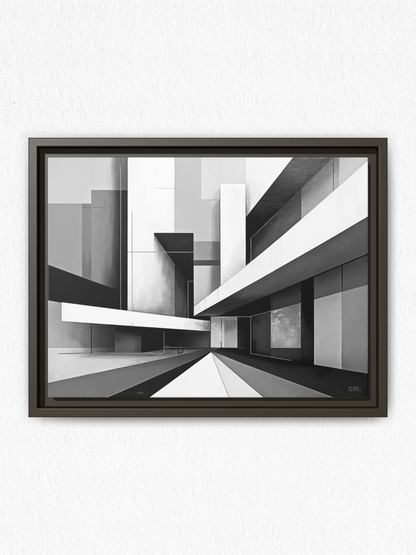Path of Solitude - Framed Canvas Prints - artisCHt