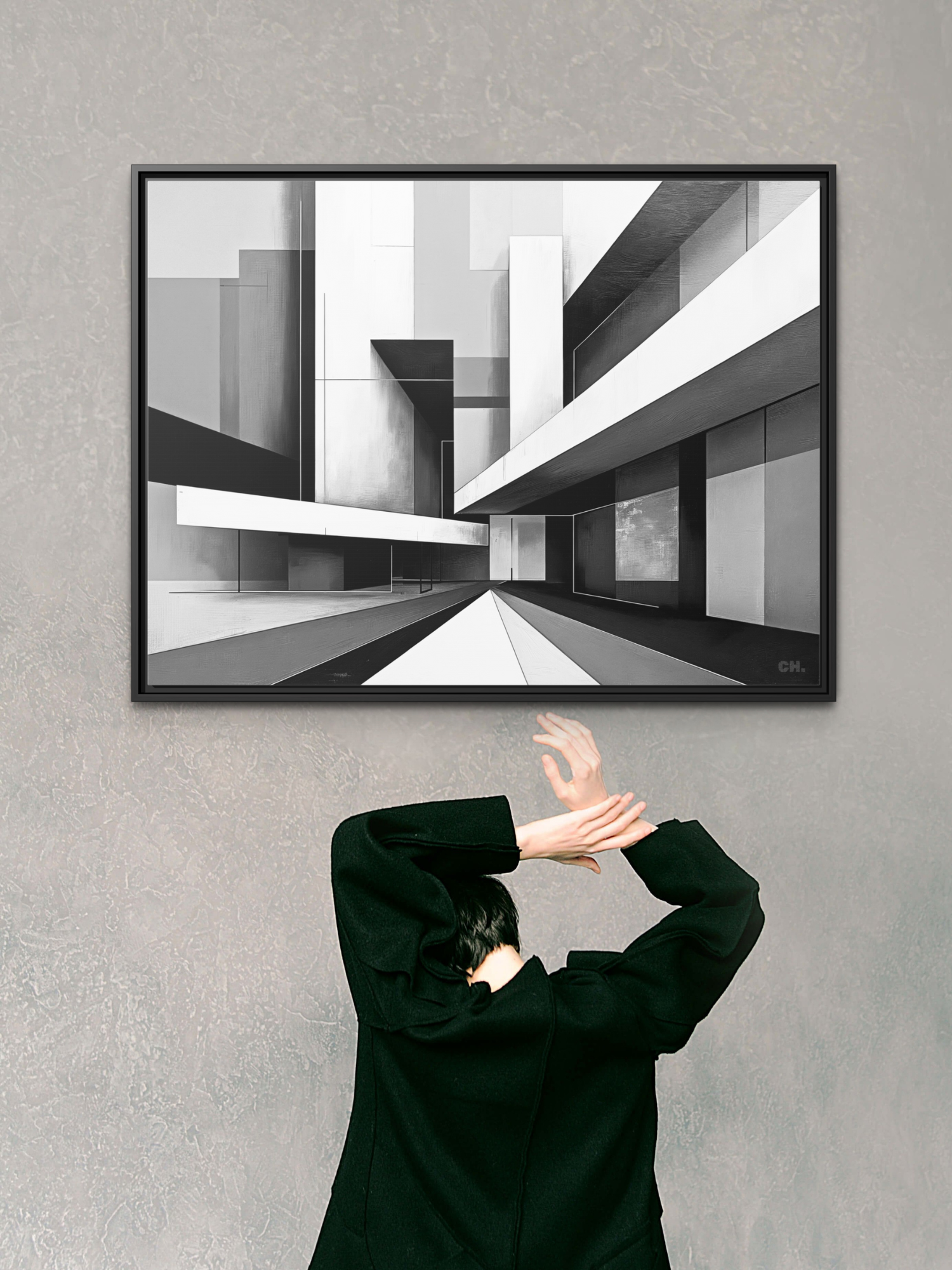 Path of Solitude - Framed Canvas Prints - artisCHt