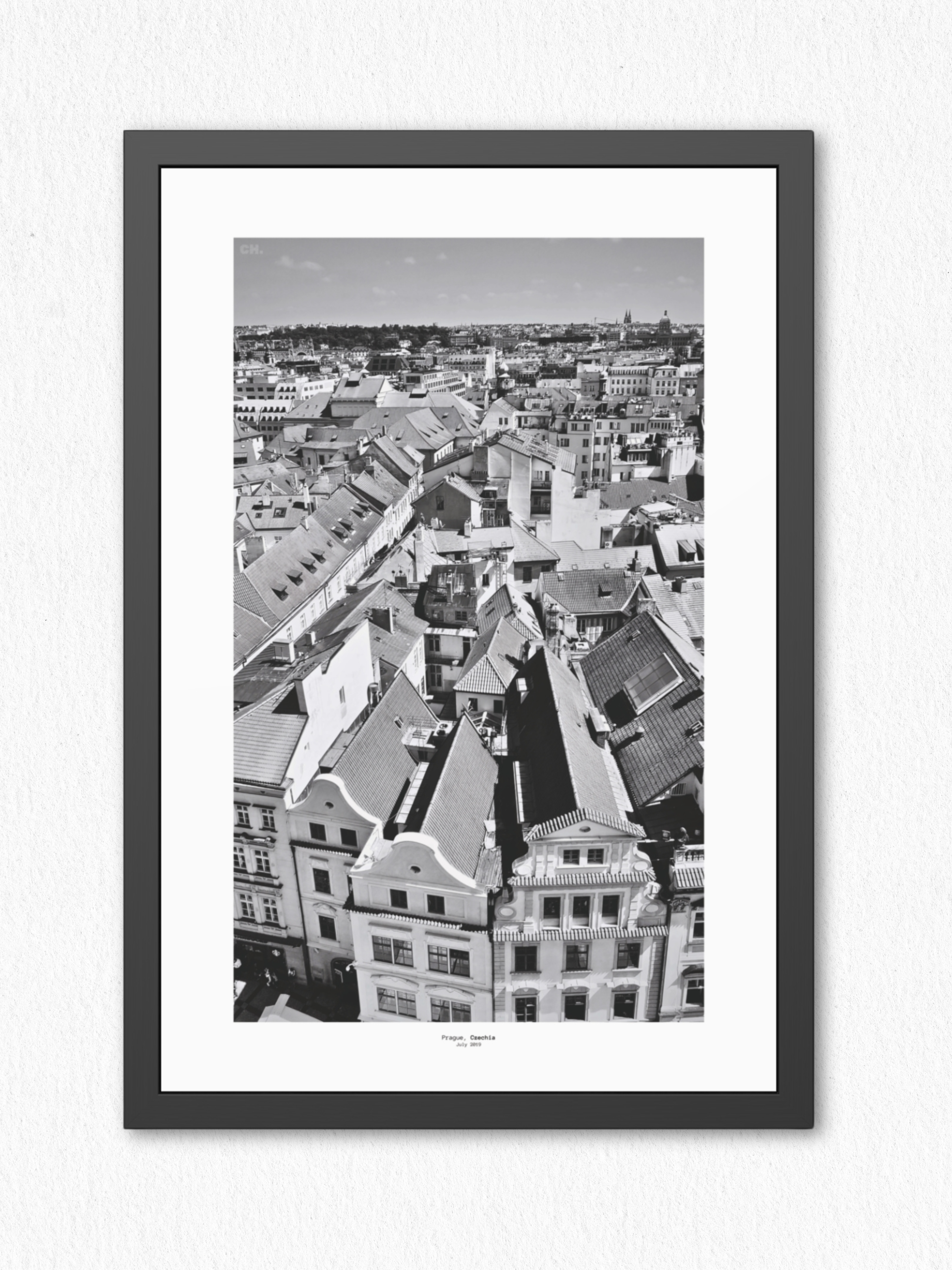 Rooftop Rhythms - Framed Fine Art Photography Print - artisCHt