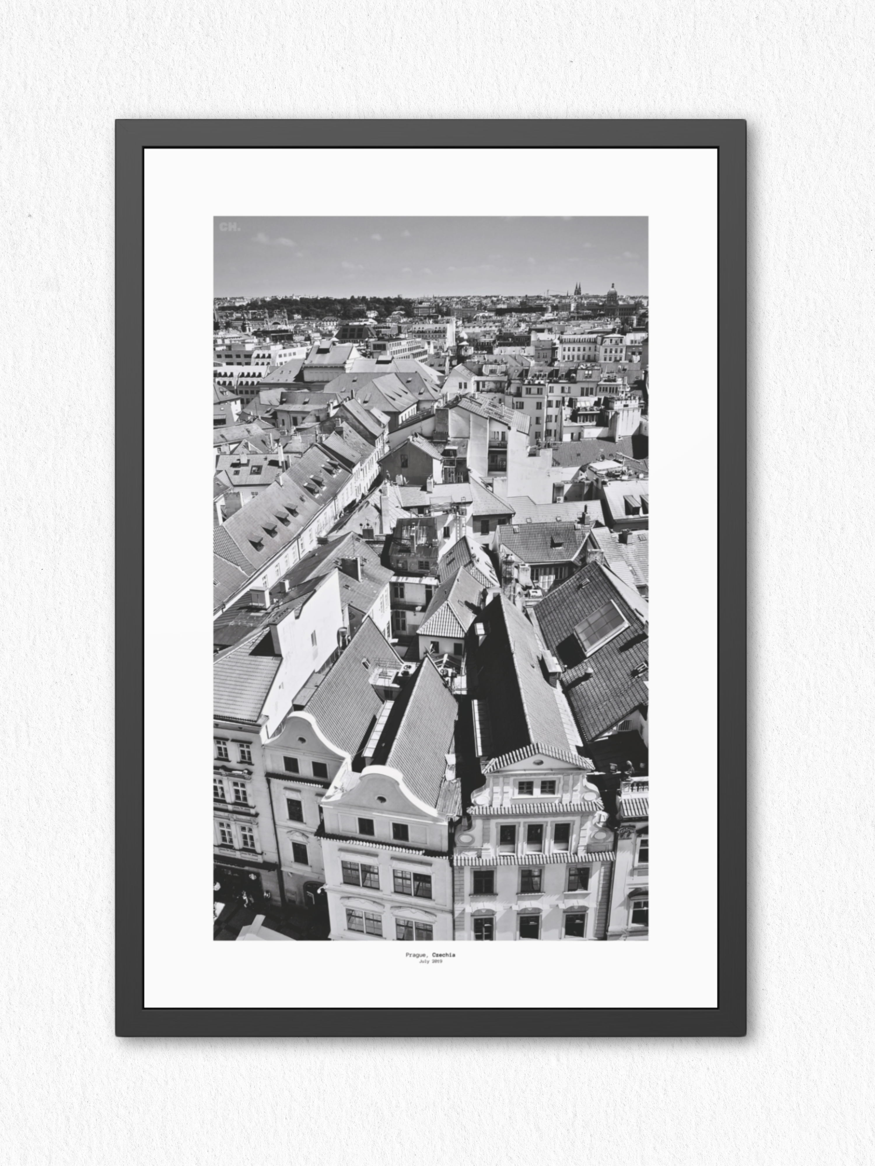 Rooftop Rhythms - Framed Fine Art Photography Print - artisCHt