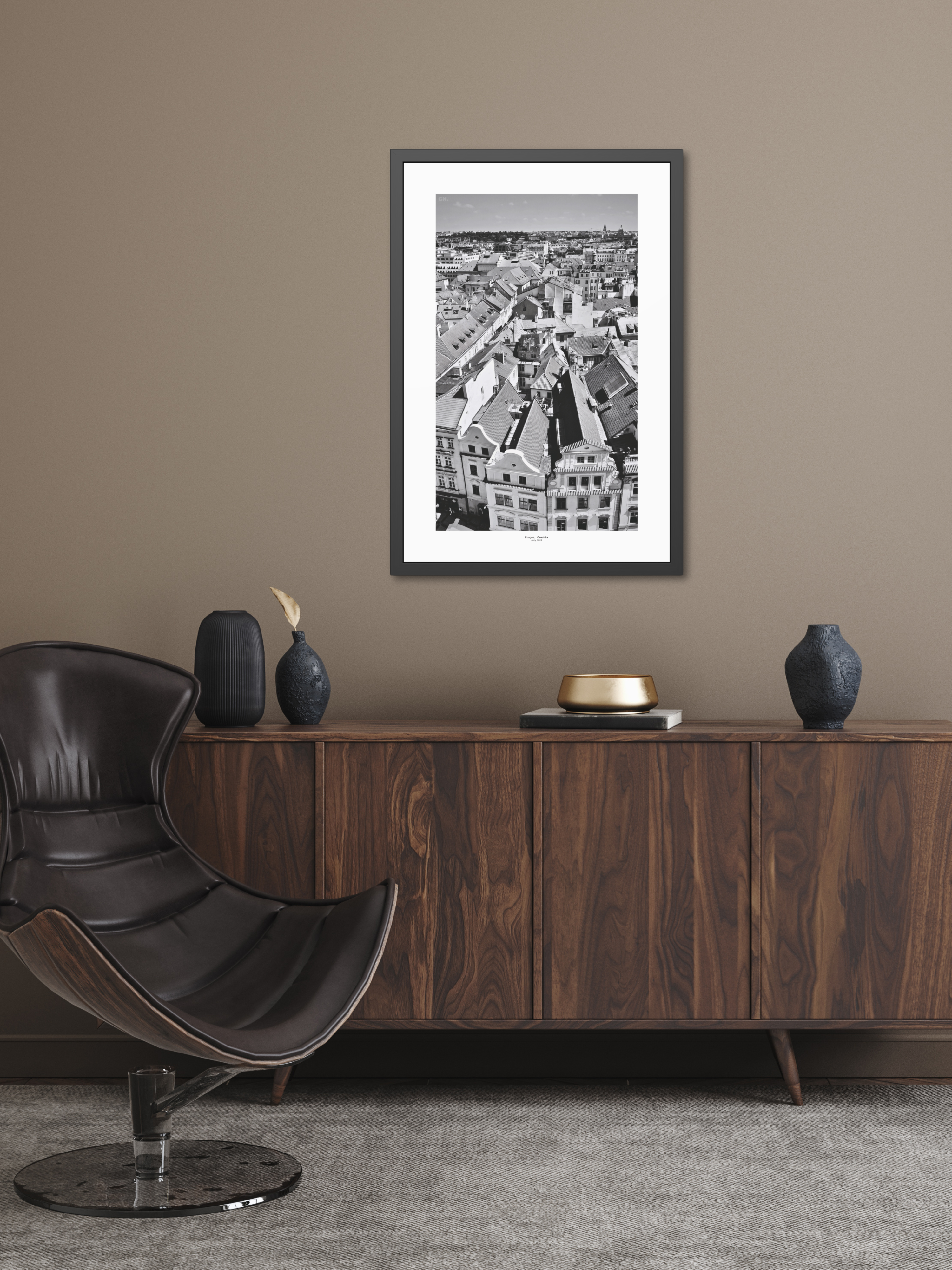 Rooftop Rhythms - Framed Fine Art Photography Print - artisCHt