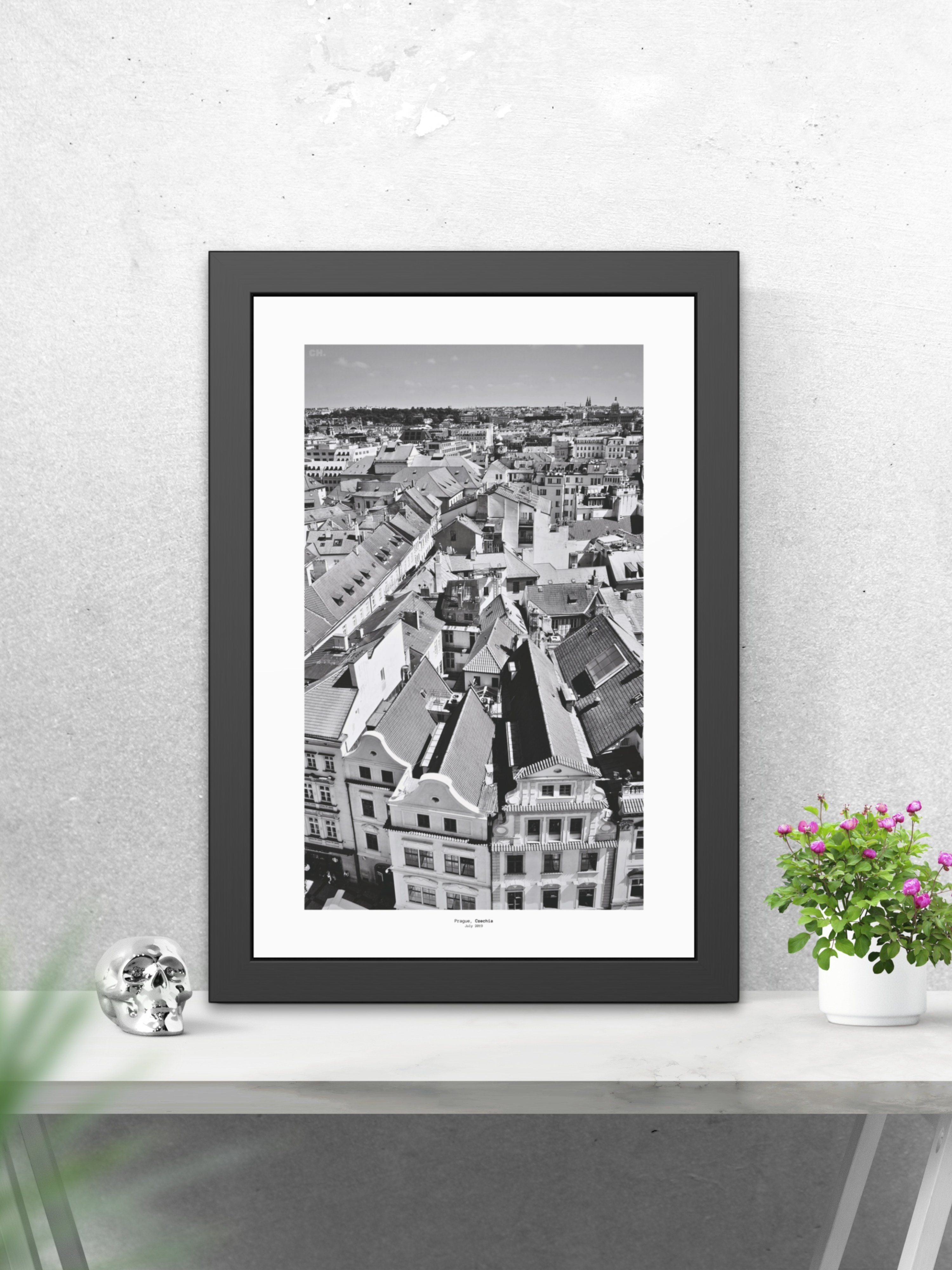 Rooftop Rhythms - Framed Fine Art Photography Print - artisCHt