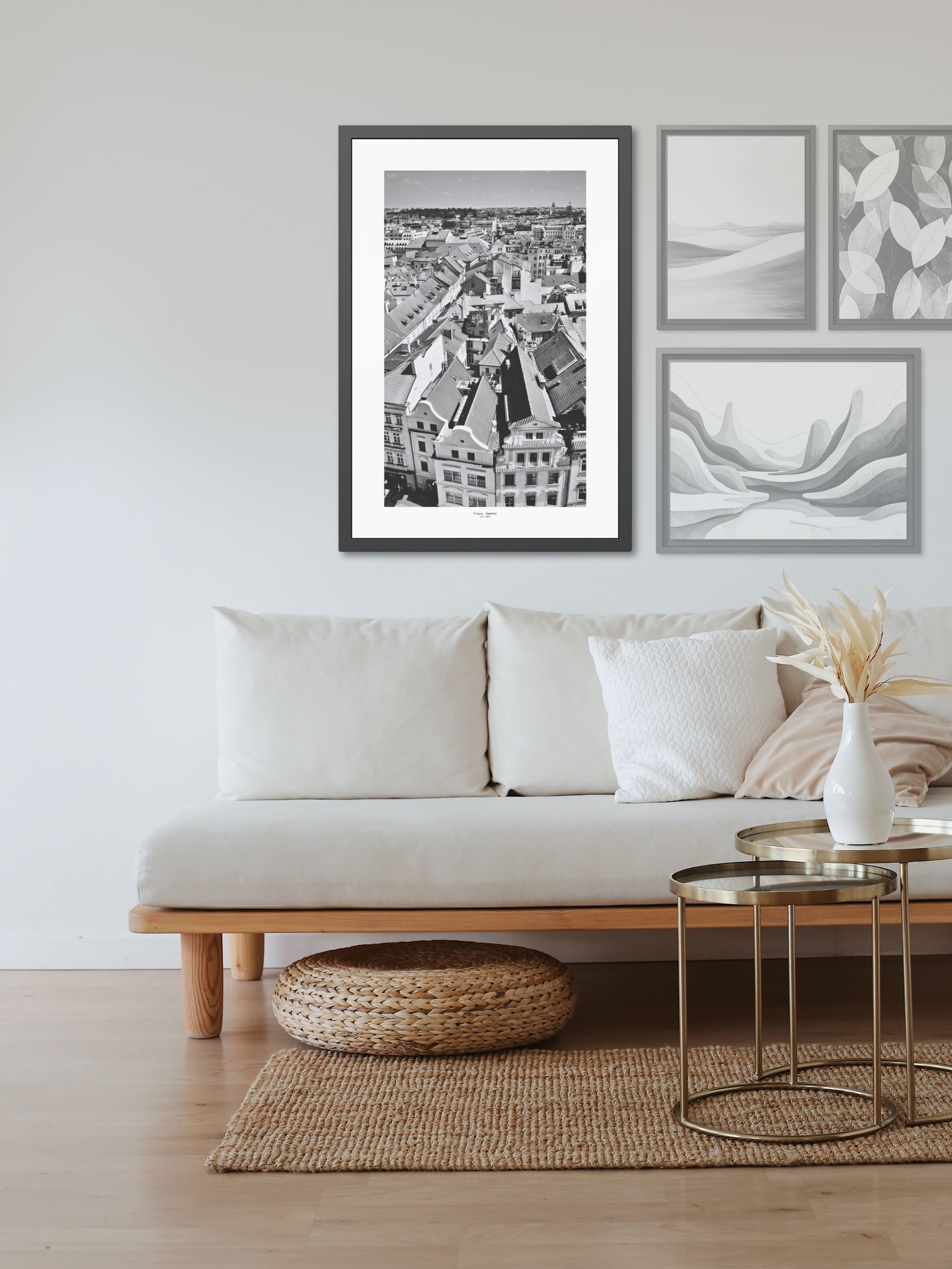 Rooftop Rhythms - Framed Fine Art Photography Print - artisCHt