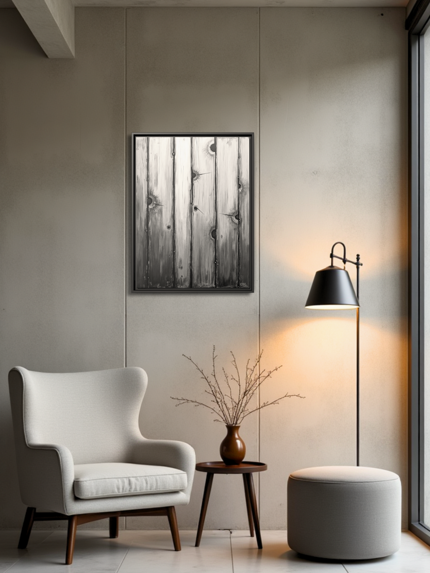 Scars of Conflict - Framed Canvas Prints - artisCHt