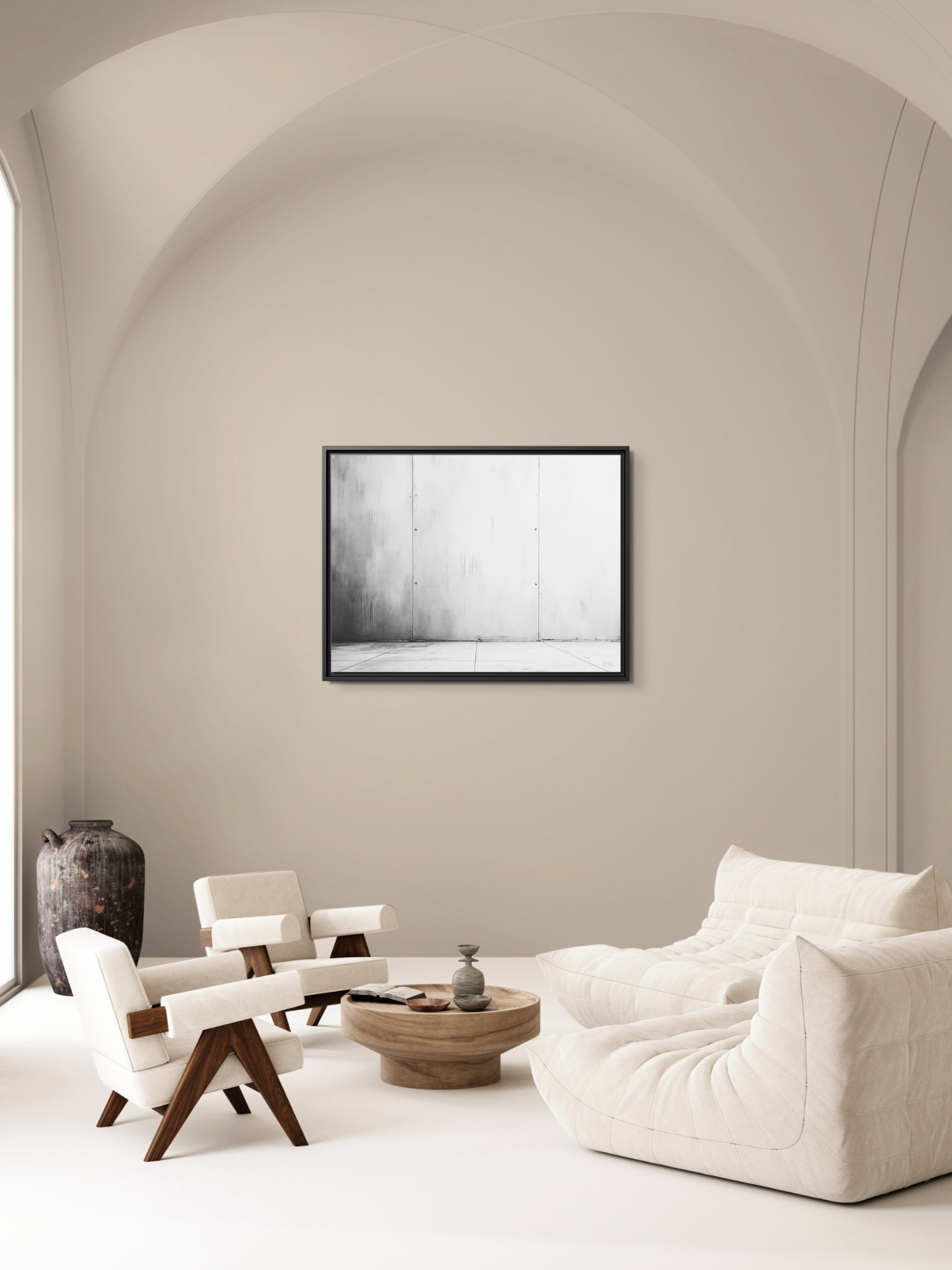 Silent Divide - Framed Canvas Prints - artisCHt