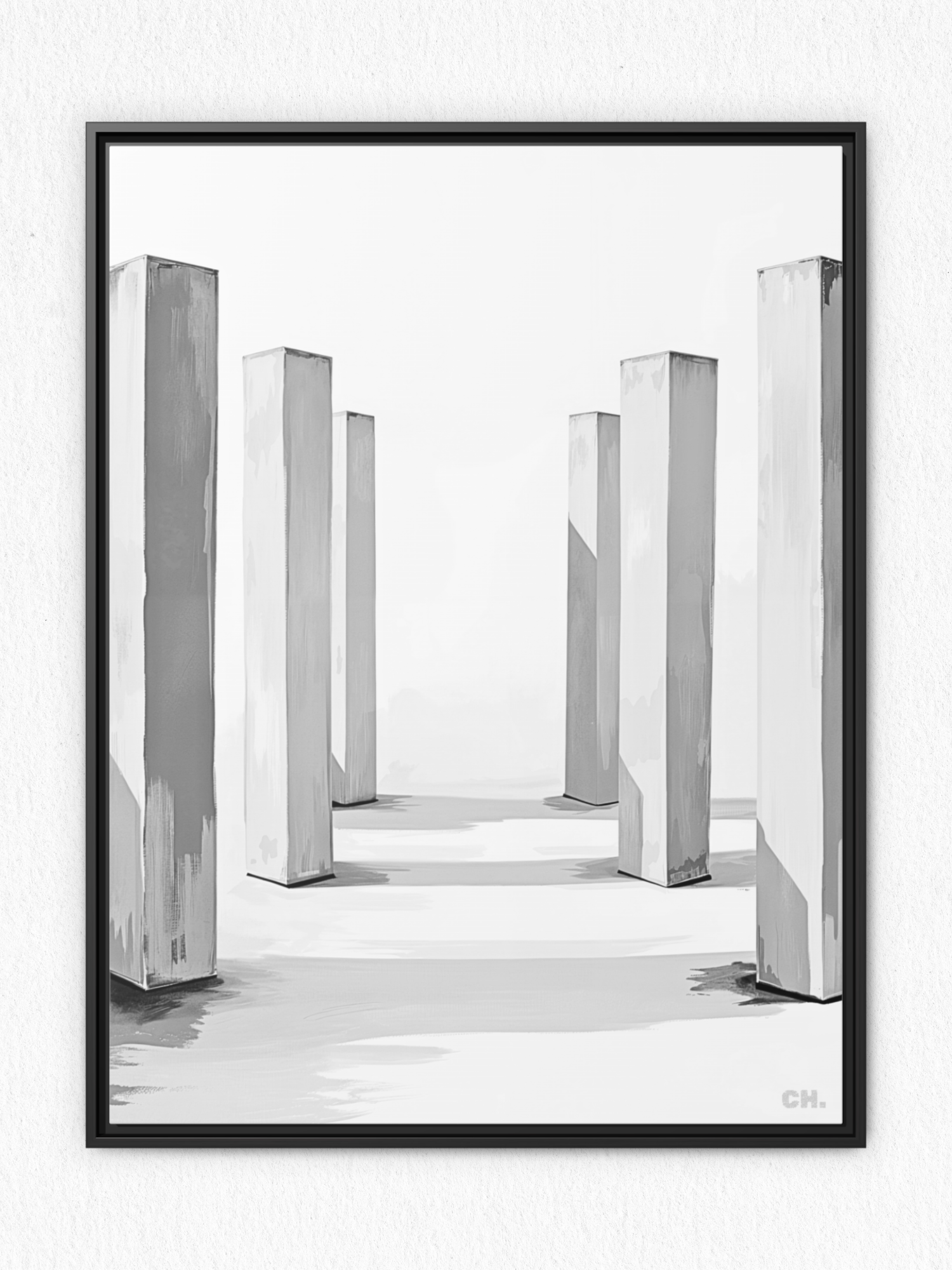 Silent Guardians - Framed Canvas Prints - artisCHt