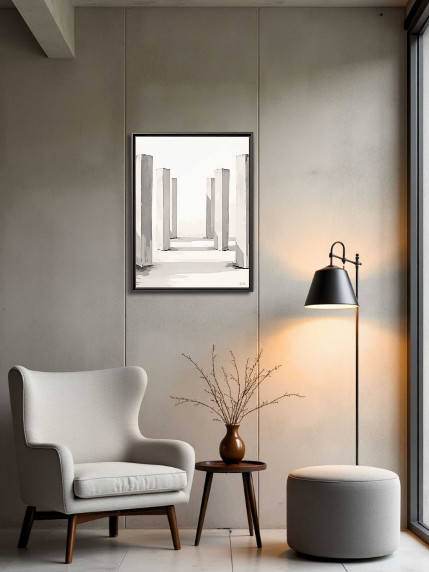 Silent Guardians - Framed Canvas Prints - artisCHt