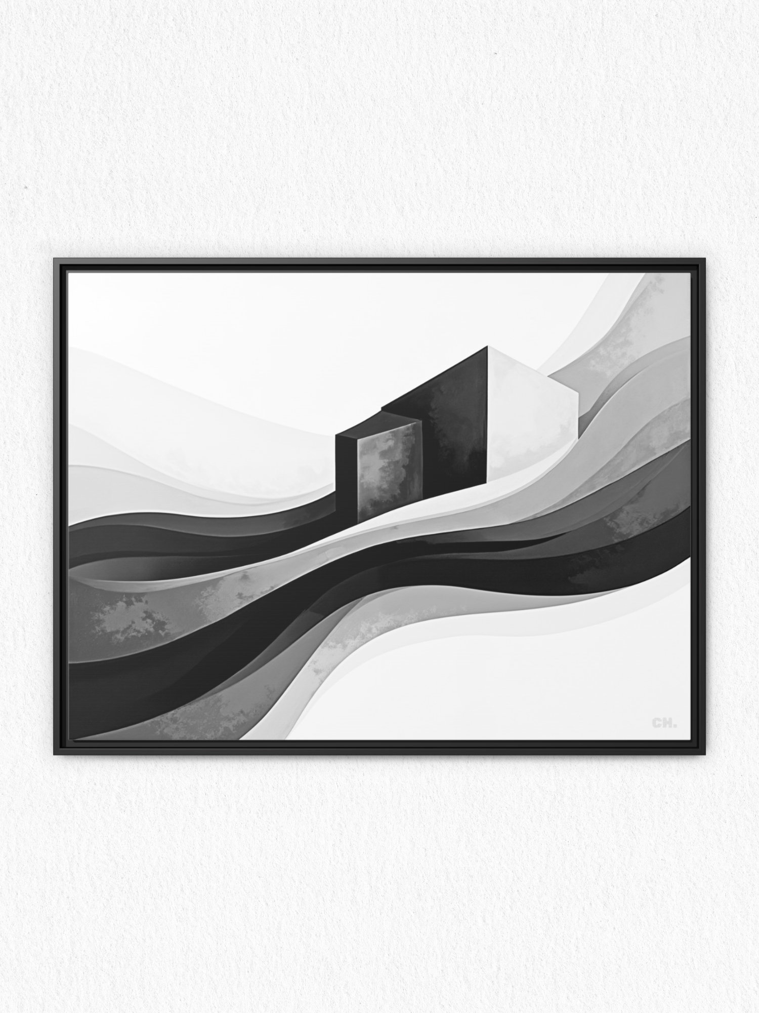 Structural Current - Framed Canvas Prints - artisCHt