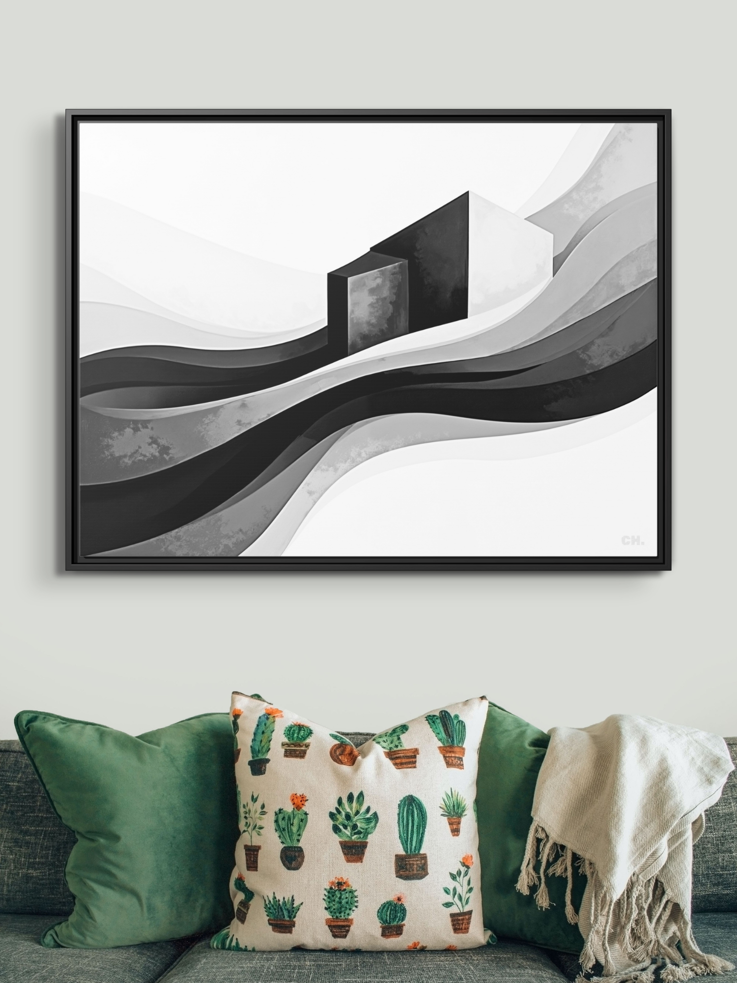 Structural Current - Framed Canvas Prints - artisCHt