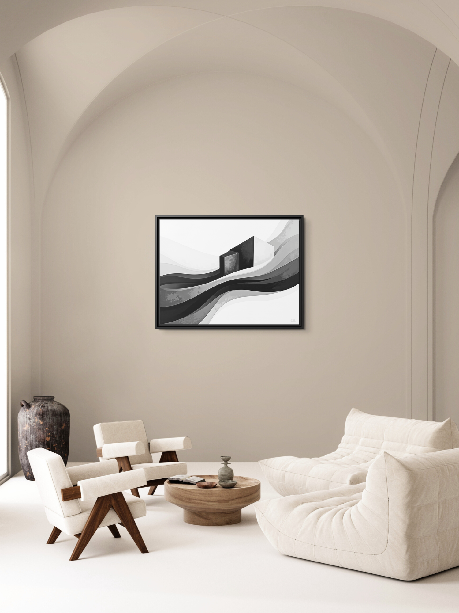Structural Current - Framed Canvas Prints - artisCHt